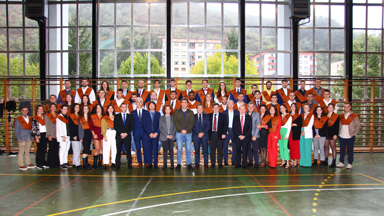 Graduation ceremony at the School of Engineering in Eibar