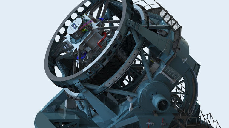Telescope, the Large Synaptic Survey Telescope, LSST, Chile