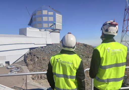 Tekniker collaborates in the construction of a major telescope in Chile